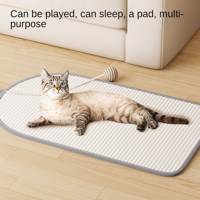 sisal cat scratch pad and sofa protector, view 5 - MRSLM