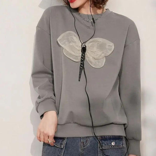 women's 3d dragonfly sweatshirt - MRSLM