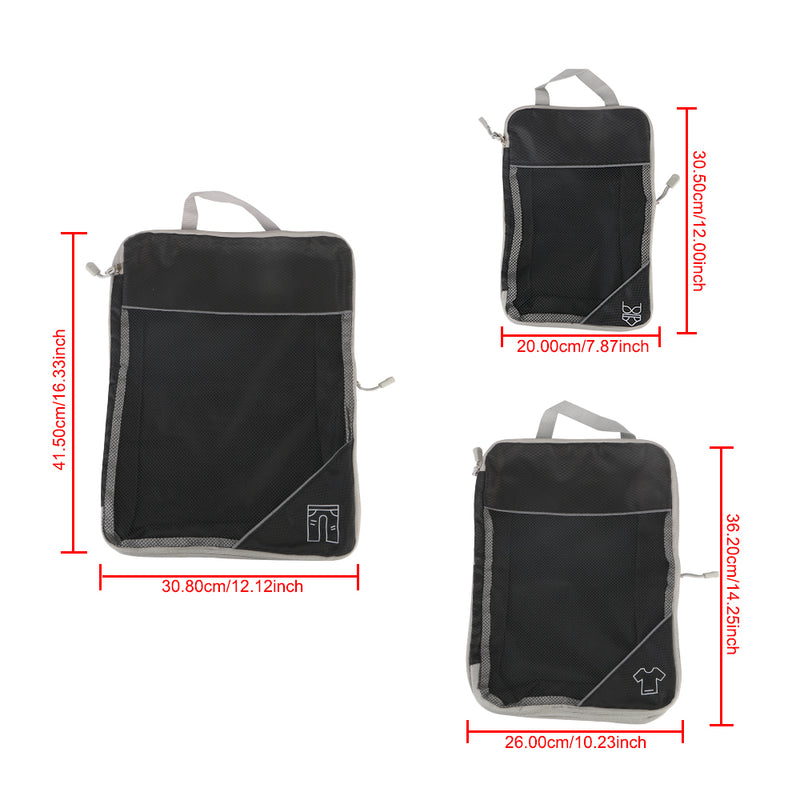 travel packing cubes set, view 11 - MRSLM