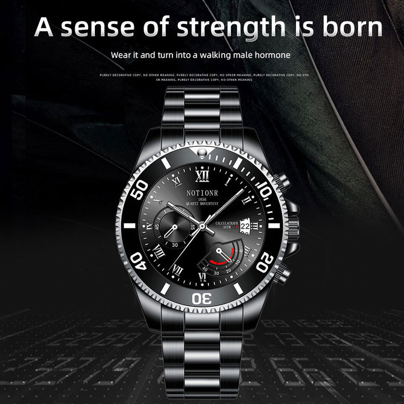 men's green dial quartz watch - MRSLM