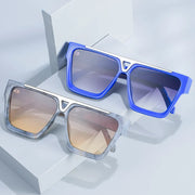 Gradient lens shield sunglasses, view 8 - MRSLM