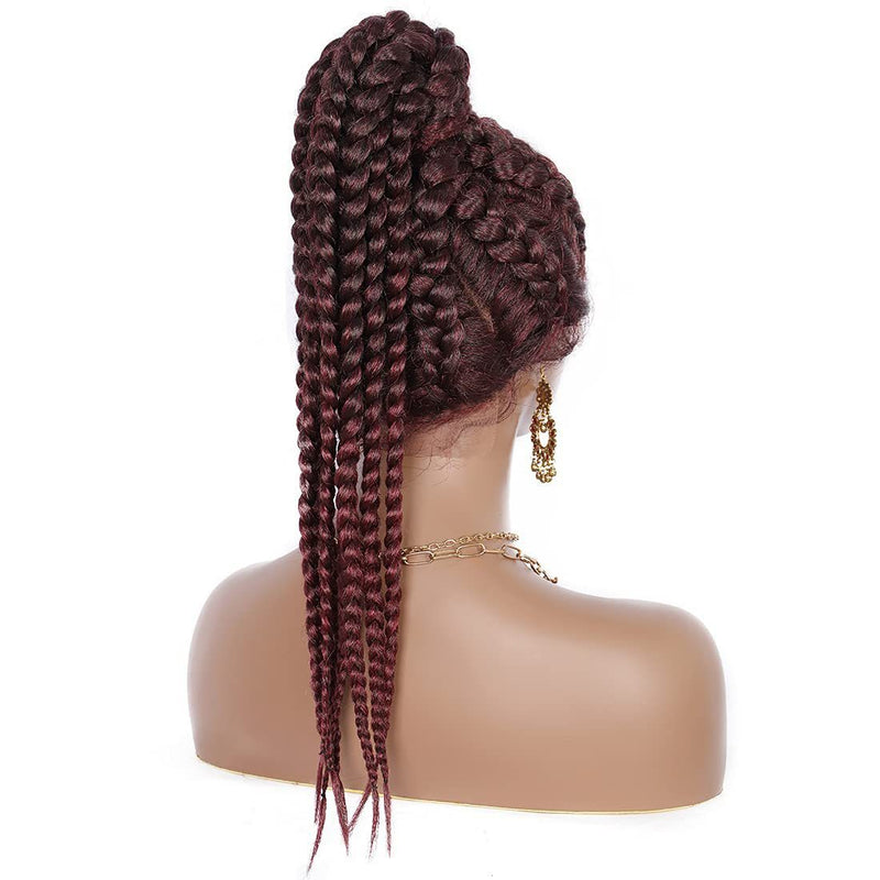 braided lace head cap wig, view 3 - MRSLM
