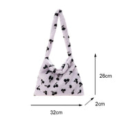 plush shoulder handbag, view 18 - MRSLM