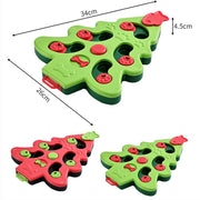 interactive christmas tree dog puzzle toy, view 8 - MRSLM