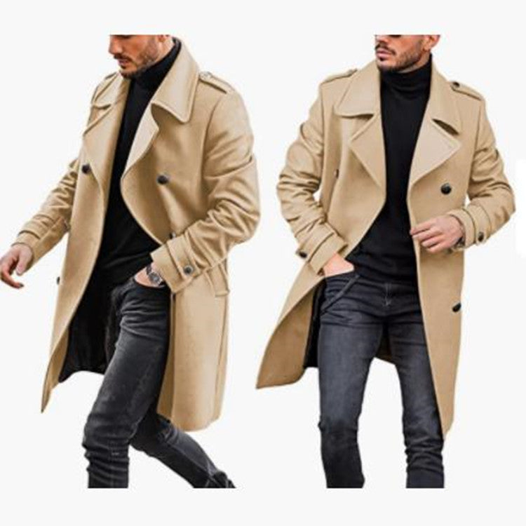 men's wool-look winter coat, view 4 - MRSLM