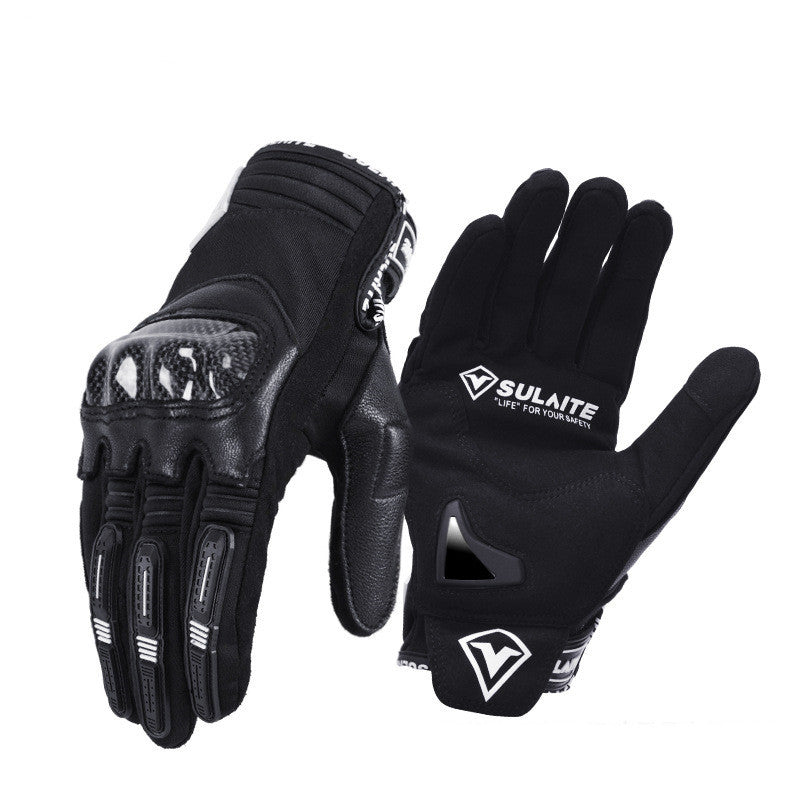 Goatskin carbon fiber motorcycle gloves, view 5 - MRSLM