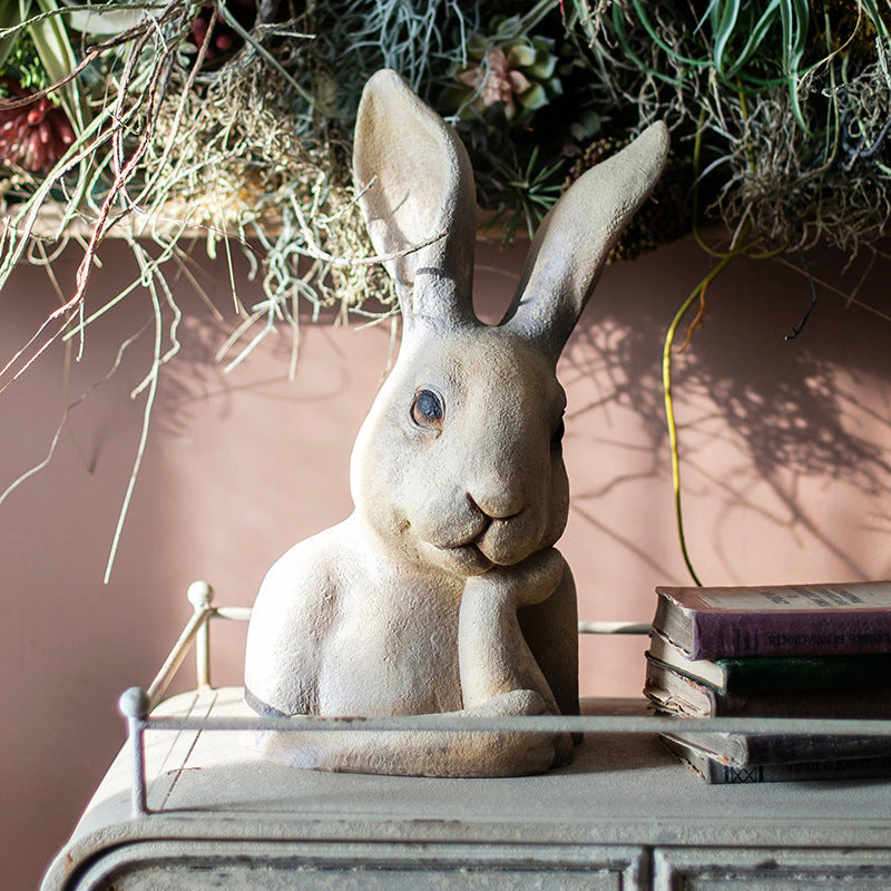 rabbit bust sculpture - MRSLM