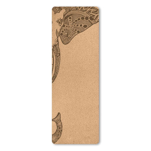 6mm natural cork tpe yoga mat - MRSLM