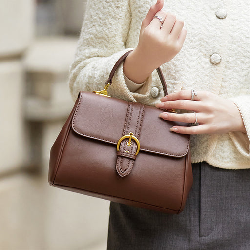 leather shoulder messenger bag - MRSLM