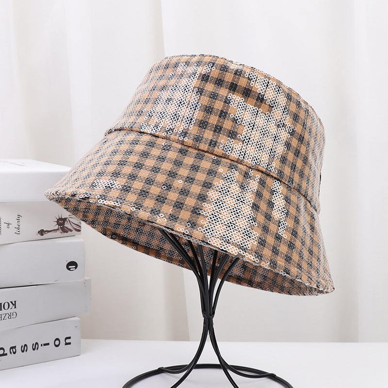 sequin fashion bucket hat, view 3 - MRSLM