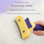 pet hair remover comb, view 4 - MRSLM
