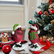 Red cardinal Christmas figurine, view 2 - MRSLM