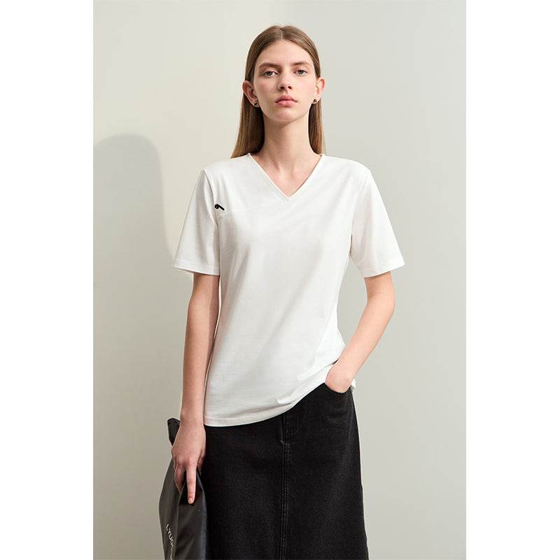 v-neck t-shirt, view 3 - MRSLM
