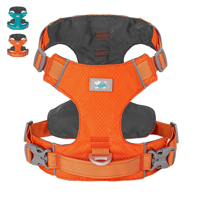 reflective nylon dog harness, view 6 - MRSLM
