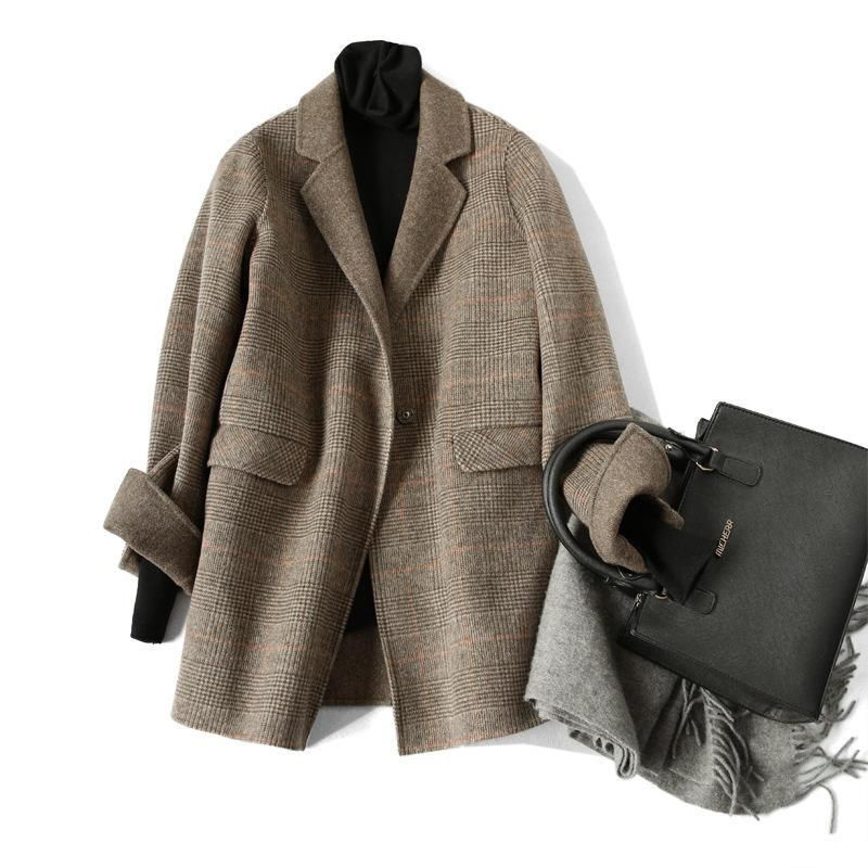 Wool blend winter coat, view 5 - MRSLM