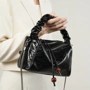 genuine leather shoulder crossbody bag, view 6 - MRSLM