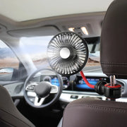 multidirectional car back seat fan, view 3 - MRSLM