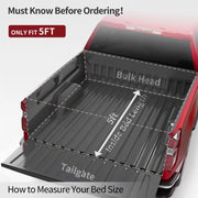 truck bed mat liner for jeep gladiator jt, view 5 - MRSLM