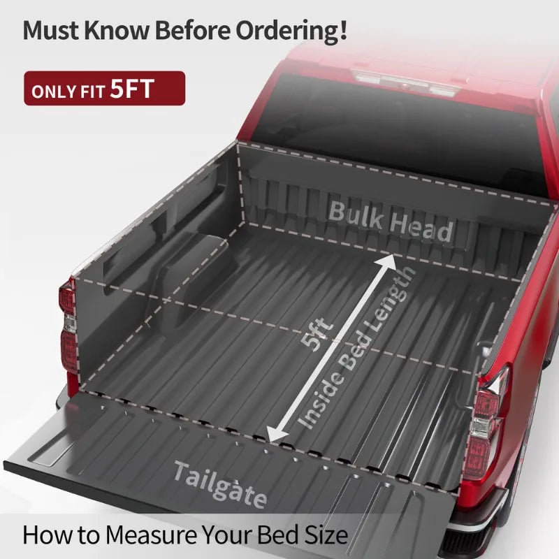 truck bed mat liner for jeep gladiator jt, view 5 - MRSLM