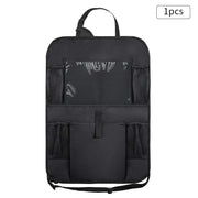 car seat back organizer with anti-kick mat, view 3 - MRSLM