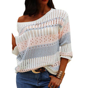 women loose casual sweater, view 3 - MRSLM