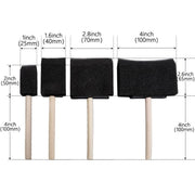 car vent detailing brush with wooden handle, view 7 - MRSLM