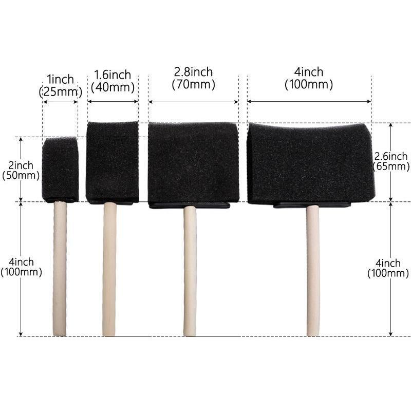 car vent detailing brush with wooden handle, view 7 - MRSLM