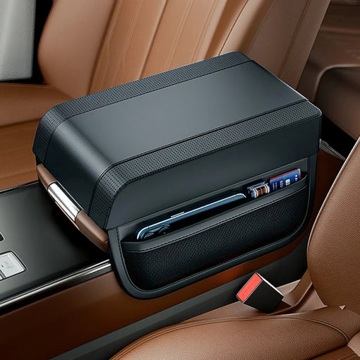 universal black car armrest pad cover - MRSLM