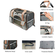 portable small dog carrier, view 3 - MRSLM
