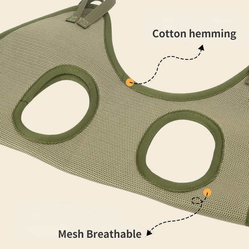 cat grooming hammock, view 9 - MRSLM