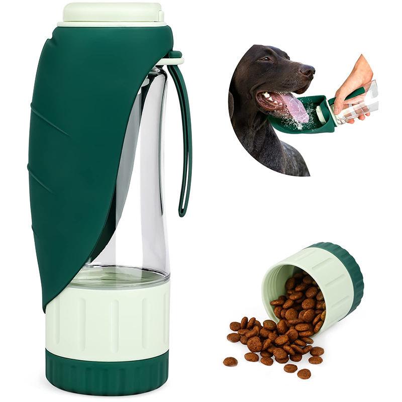 portable dog water bottle food container - MRSLM