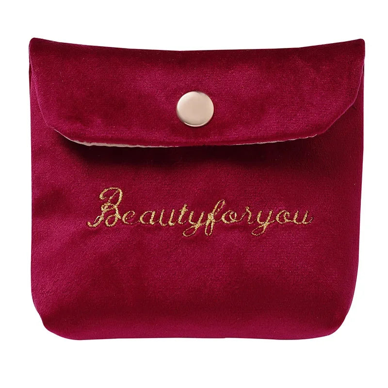 Velvet mini cosmetic and storage bag, view 6 - MRSLM