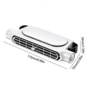 3-speed car seat cooling fan, view 2 - MRSLM