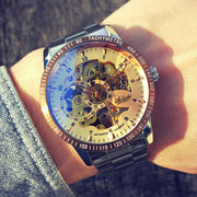 men's automatic hollow mechanical watch, view 12 - MRSLM