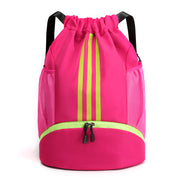 fashionable drawstring travel backpack, view 6 - MRSLM