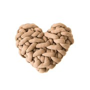 heart-shaped decorative knot cushion, view 8 - MRSLM