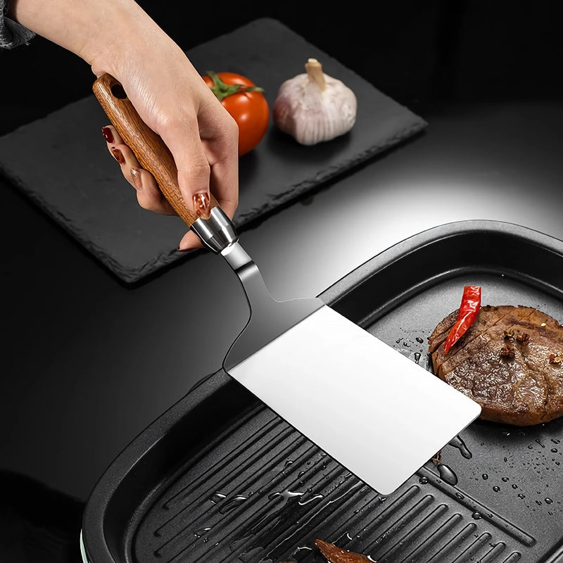 stainless steel cooking spatula, view 5 - MRSLM