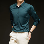Business slim fit casual shirt, view 9 - MRSLM
