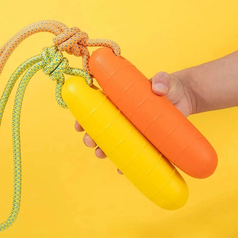 rubber drawstring dog chew stick, view 8 - MRSLM