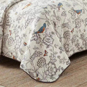 Pure cotton three-piece floral bedding set, view 4 - MRSLM