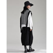 Black knit vintage vest, view 10 - MRSLM