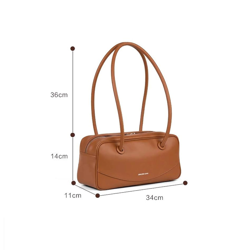 french stick smiley face shoulder bag, view 9 - MRSLM