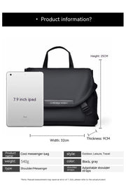 Men's Oxford messenger bag, view 7 - MRSLM