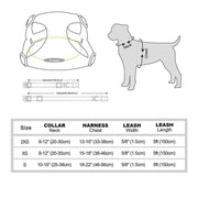 adjustable bowtie collar, leash and harness set, view 10 - MRSLM