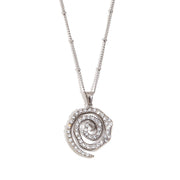 spiral pendant necklace, view 2 - MRSLM