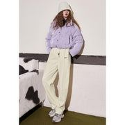high waist fleece sports pants, view 7 - MRSLM