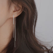 sterling silver tassel earrings - MRSLM