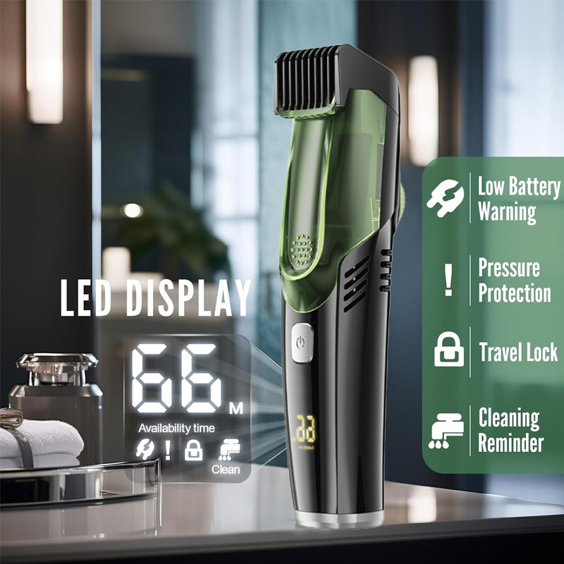 cordless men's beard trimmer with vacuum, view 5 - MRSLM