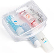 clear pvc travel makeup bag, view 8 - MRSLM