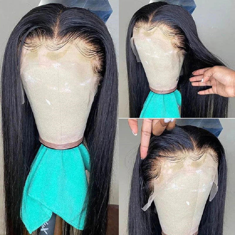 front lace human hair wig, view 3 - MRSLM
